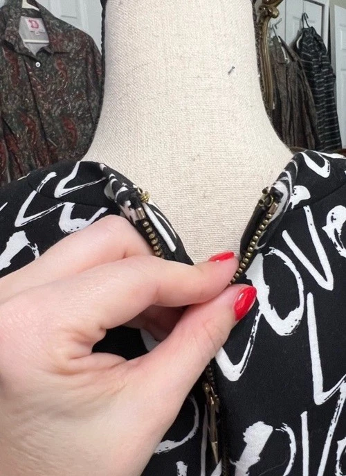 Abito Kate Spade Mindy stampa amore taglia 10