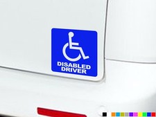 DISABLED DRIVER CAR STICKERS DECALS BUMPER WINDOW VAN ACCESS REQUIRED WHEELCHAIR