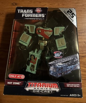 2008 Transformers Titanium Series, Hot Zone Diecast Figure - Target Exclusive