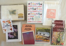 Large Lot of 11 sets Blank Note  Greetings Cards w/env and Post Cards