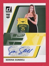 2025 Panini Donruss WNBA Next Day Serena Sundell RC Auto Rookie Autograph Storm