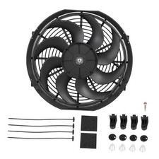 Universal Slim Radiator Cooling Fan 12V 90W Push Pull with Mount Kit, 14 Inch
