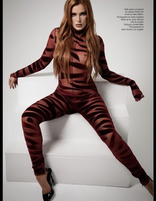  LaQuan Smith Tiger Print Velvet Mesh Catsuit Oxblood Size M   NWT Runway