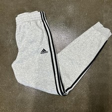 Adidas 3 Stripe Regular Fit Jogger Sweatpants Waist 26