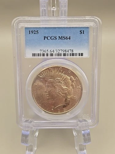 1925 Peace Silver Dollar $1 - PCGS MS64