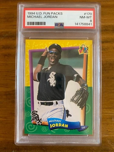 1994 Upper Deck Fun Pack #170 Michael Jordan PSA 8