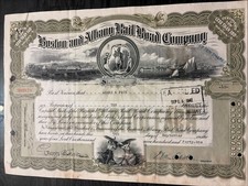 Aktie Boston and Maine Railroad Company 1941 &Uuml;ber 1000 $
