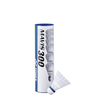Mavis 300 White Nylon Shuttlecocks 1/2doz