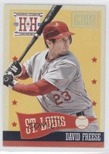 2013 Panini Hometown Heroes Zip Code David Freese #69 p4g