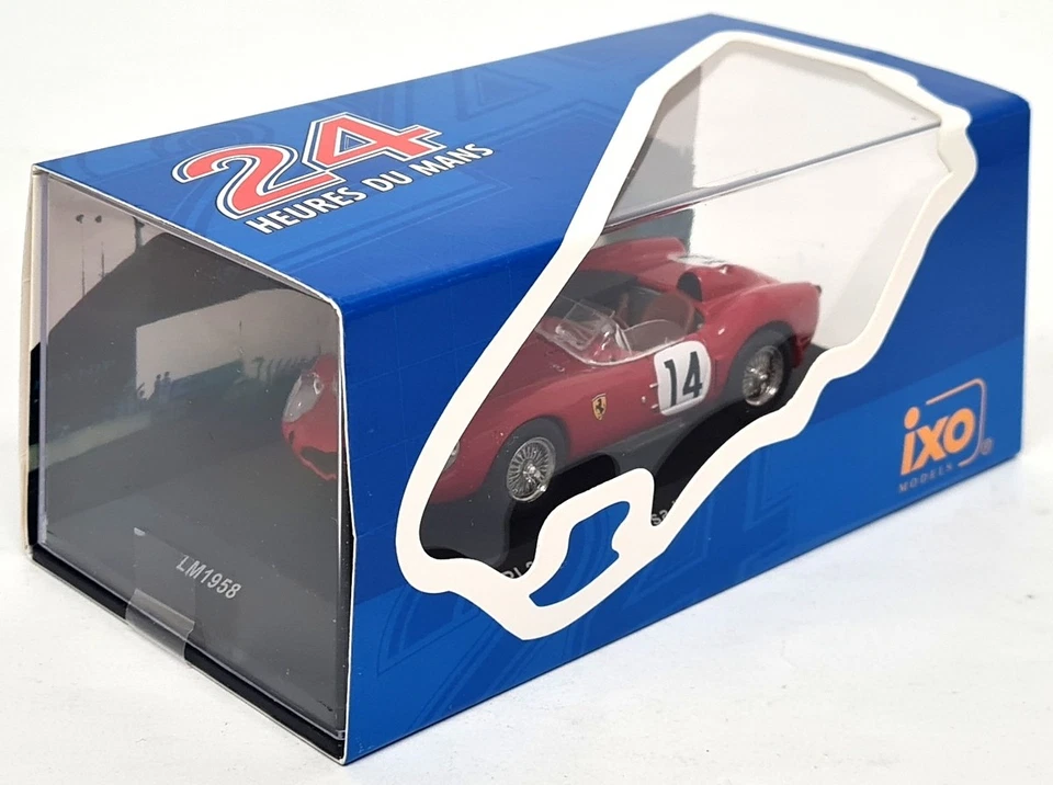 Coche modelo a escala diecast Ixo 1/43 Ferrari 250 Testa Rossa #14 ganador Le Mans 1958 Foto 2 de 4