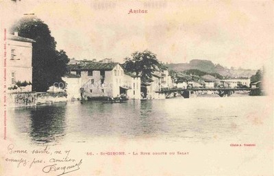 St-Girons 09 Ariege La Rive Droite du Salat Ariege