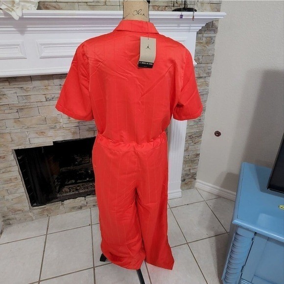 Nike Jordan (Her)itage Women's Flight Suit romper jumpsuit red small med New! thumbnail 10