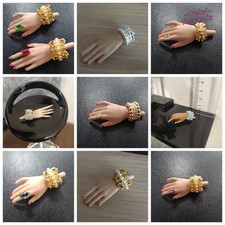 Victoria Luxury Jewelry Bangle DIY Dollhouse Miniature 1:6 Scale Bedroom