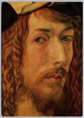 Self-Portrait Albrecht Dürer - German Renaissance Painter (6X4in) 1971 Postcard
