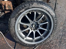 JAPAN RACING SINGLE 10.5x18 JR5 REAR ALLOY WHEEL NISSAN 350Z SKYLINE ETC SPARE