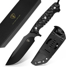 Outdoormesser D2 Stahl Kydex Scheide G10 Griff Feststehend
