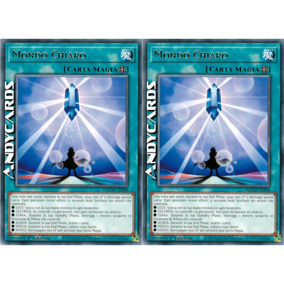 HELLE WELT 2x   (Clear World)   Rare   MZTM IT098   1Ed   Yugioh!   ANDYCARDS