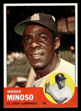 1963 Topps Baseball #190 Minnie Minoso NM - NM/MT *h1