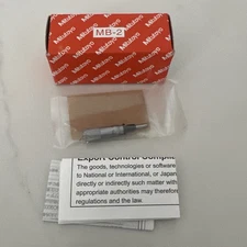 Mitutoyo 148-215 Miniature Micrometer Head, 0-5mm Spherical Face Japan - New