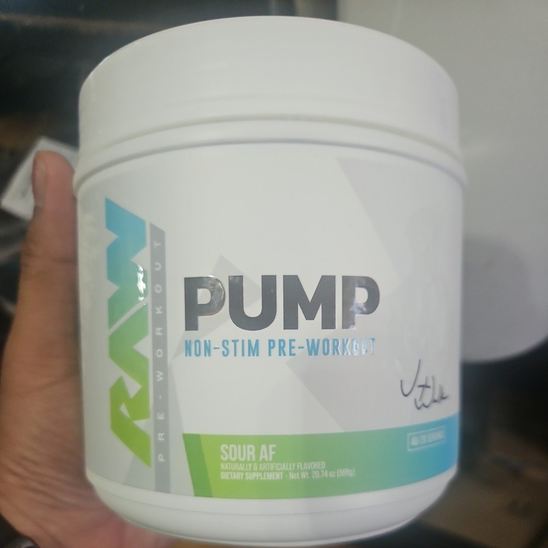RAW Nutrition Pump Non Stim Pre-Workout 40 servings