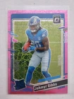 2023 Panini Donruss Optic - Rated Rookie Jahmyr Gibbs #236 Pink Prizm (RC) /75