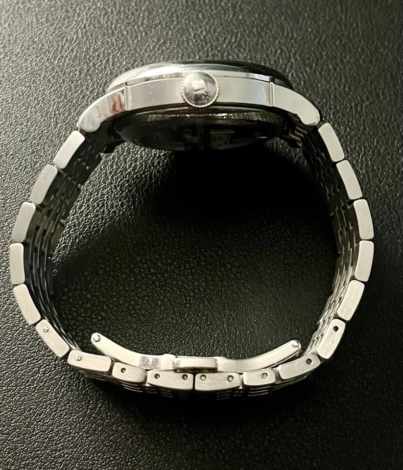 Tissot Le Locle Men's Black Automatic Watch with original box and papers.  - Image 3 of 4