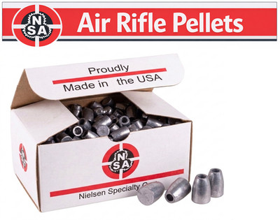 NSA Slug HP 250 Count HOLLOW POINT 6.35mm .249 / .25 Caliber 26gr Airgun Pellets