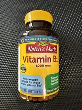 Nature Made 1000mcg Vitamin B12 - 400 Softgels. New Sealed. B-12 Free Ship 02/26