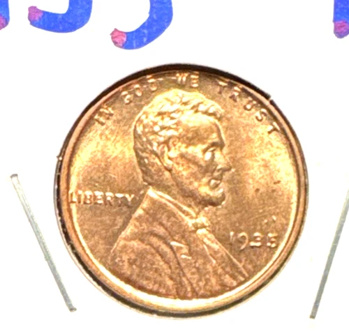 1935 lincoln wheat cent Gem BU