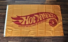Hot Wheels Banner Flag 3x5 Garage Man Cave Motorsports Racing Toy Car Play Room