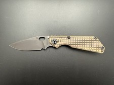 Mick Strider SnG MEFP Monkey Edge Frag Pattern Tan / Black G10