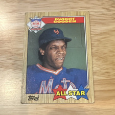 ERROR: Topps 1987 Topps Dwight Gooden All-Star New York Mets #603 Baseball Card