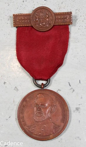 US Civil War GAR 1888 Ohio 22nd Encampment Medal Grand Army Republic MI1290