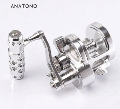 ANATONO EK02-L 2 Speed Lever Drag Big Game Jigging Reel Linkshand CNC Boot