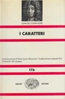 De La Bruyere Jean I caratteri | Nue Einaudi