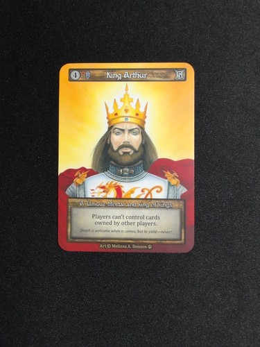 King Arthur Non Foil Unique Sorcery Contested Realm: Arthurian Legend.