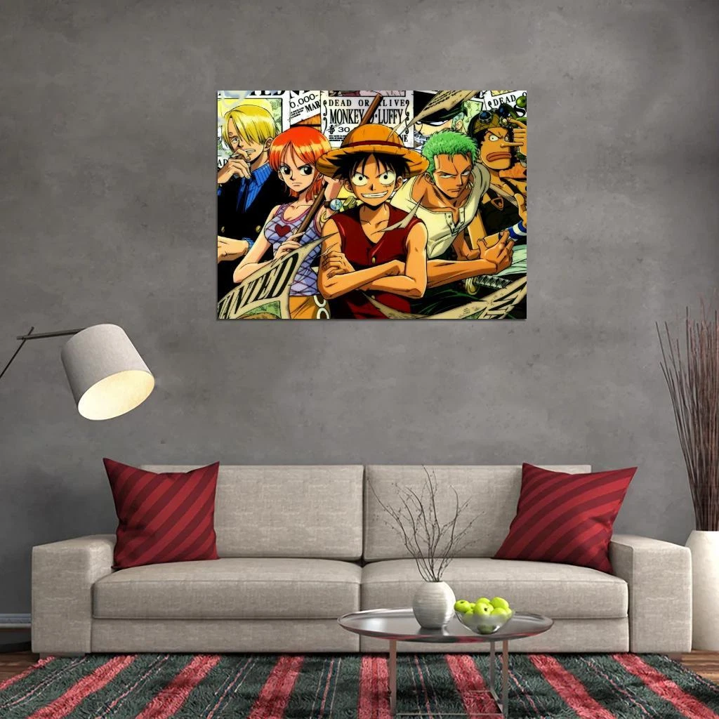 one piece characters Poster for Sale by MEDesign4