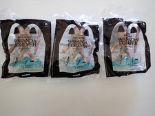 3 - McDonalds Black Panther Wakanda Forever Kids Meals Toys