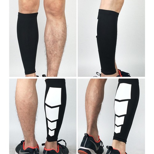 Herren Beinwärmer Ärmel Schutz Stretch Sport Radfahren Elastisch Druck Socken - Bild 8 von 17