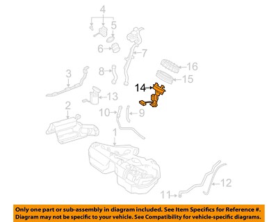MERCEDES OEM 06-09 E350 Fuel System Components-Fuel Sender Unit 2114706094
