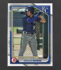 Spencer Nivens 2024 Bowman Prospects #BP-37 Royals