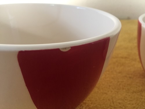 3 Piece Nesting Bowl Set Candy Stripe Red White Green Stripe - Picture 10 of 10