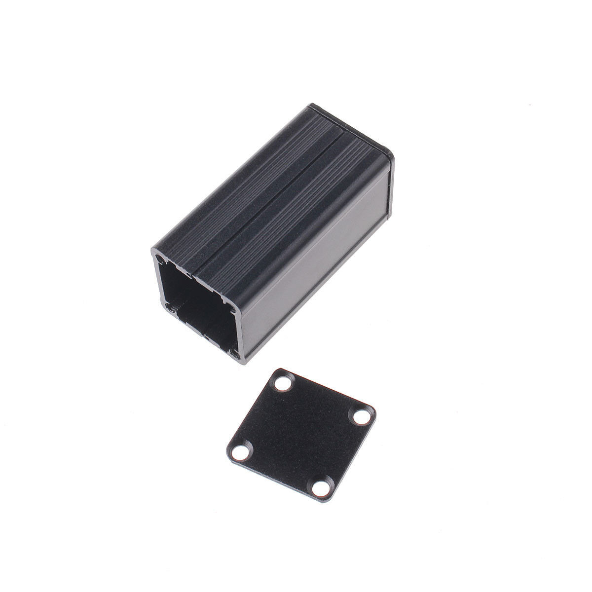 5pcs Extruded PCB Aluminum Box Black Enclosure Electronic Project DIY 50*25*25mm