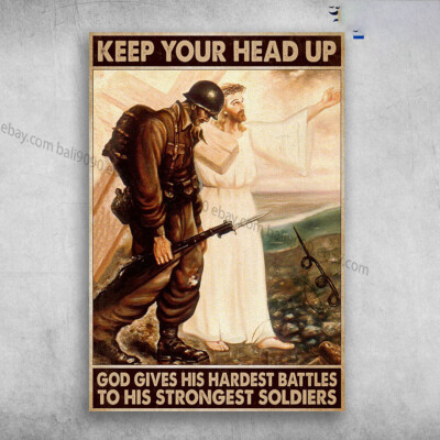 Soldier Walking With God - Keep Your Head Up, God Gives Hardest