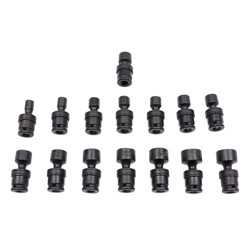 Kit de enchufe giratorio universal de 15 piezas para llave de 3/8 pulgadas 8 mm-22 mm - Imagen 13 de 20