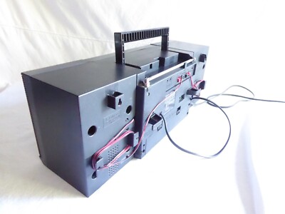 Sony Ghettoblaster CFS-3300L - BoomBox Radio/Cassette - Noir - Année 1987 - Testé OK
