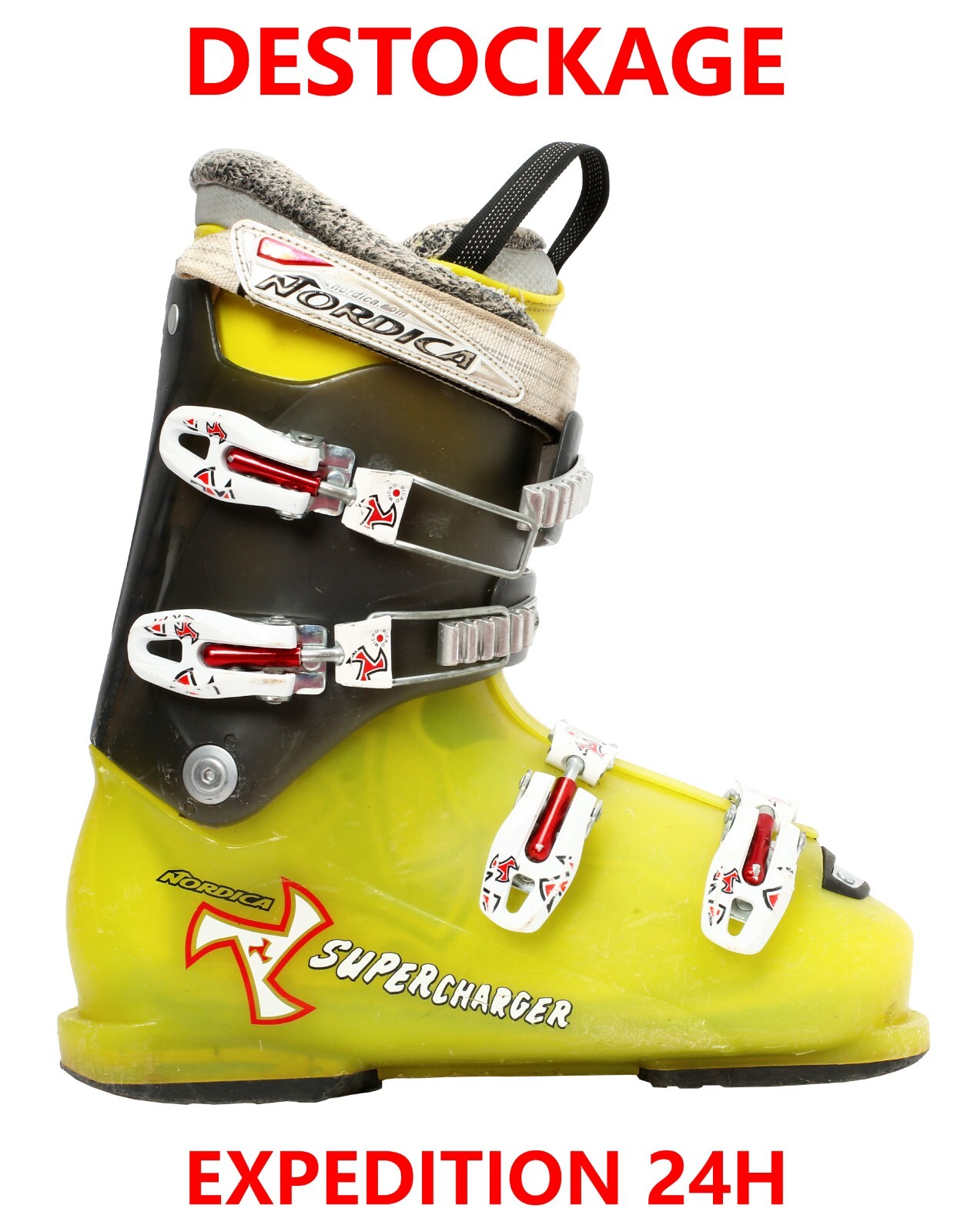 Scarpe Da Sci Nordica NORDICA SUPER CHARGER Bambino Verde 39,5 Mondopoint 25,5