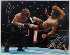 Chris Jericho Tetsuya Naito Signed 16x20 Photo BAS COA New Japan Pro Wrestling B