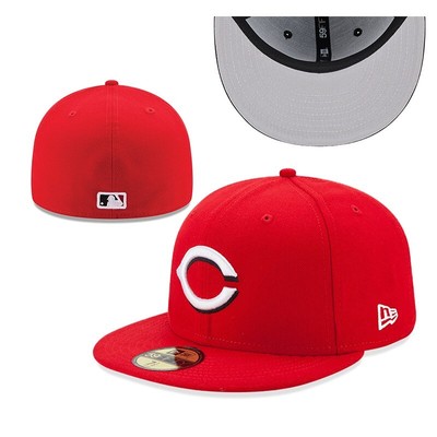 Classics Men Cincinnati  New Red Era Baseball Cap 59fifty Reds Fitted Hat