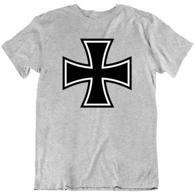 Iron Cross German Empire Germany Biker Chopper WW2 WWII T Shirt